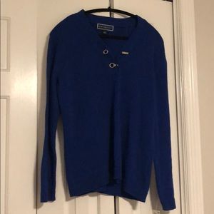 Karen Scott Blue Pullover